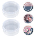 20Pcs Transparent Jewelry Storage Box Craft Container with Lids