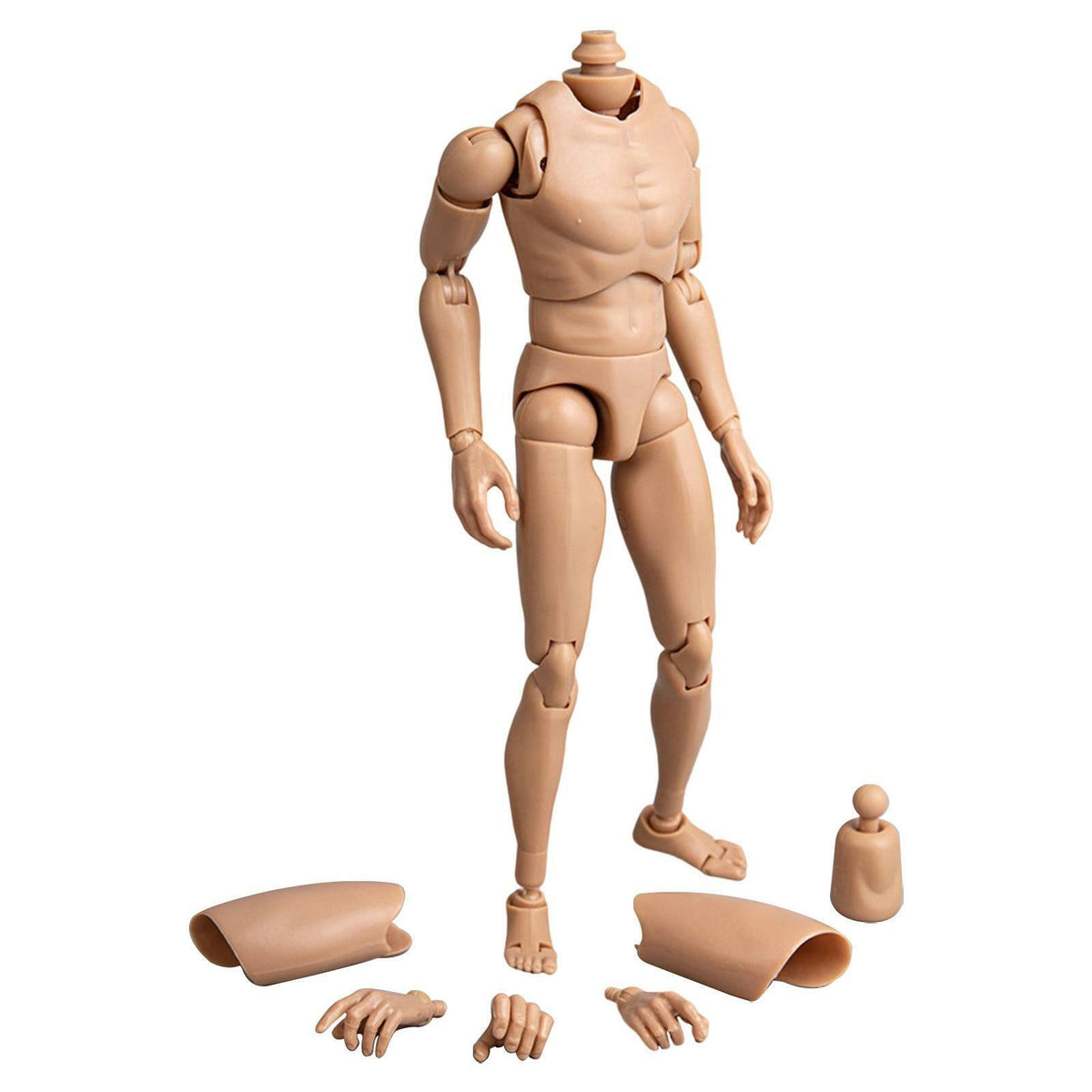 1/6 Scale Male Action Figure Body Man Body 12" Male Body Model Flexible