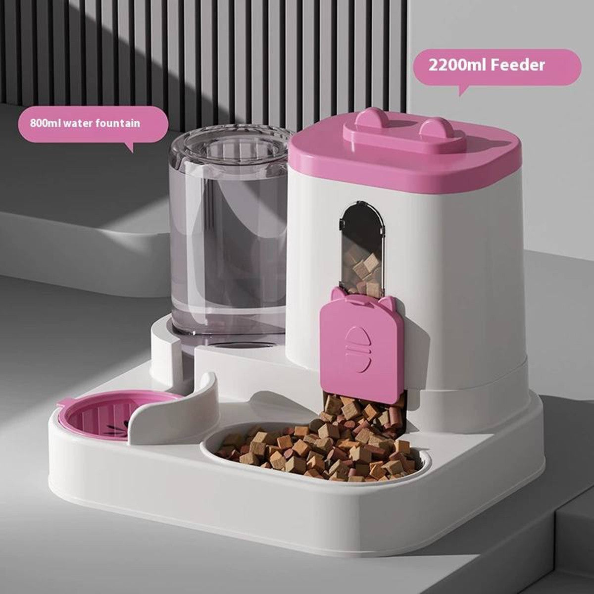 Pet Dog Puppy Food Dispenser Automatic Cat Feeder Water Dispenser Dry Wet