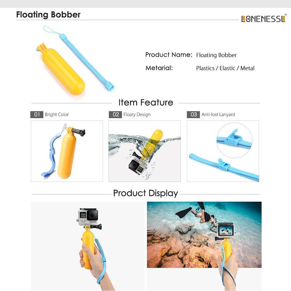 50 PCS Camera GoPro Accessories Hero 11 10 9 8 7 6 5 4  Action Camera Sport Kit