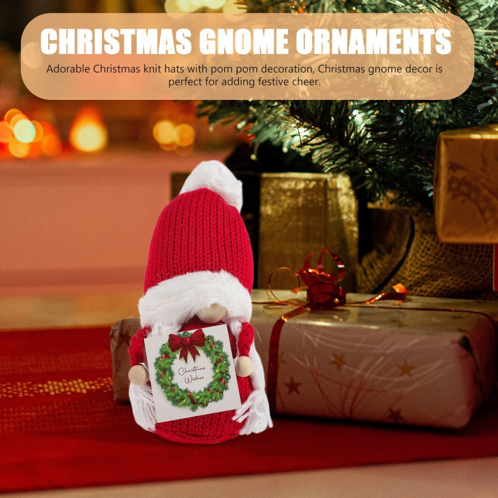 Christmas Gnome Plush Decoration Christmas Office Decoration Gnome Christmas