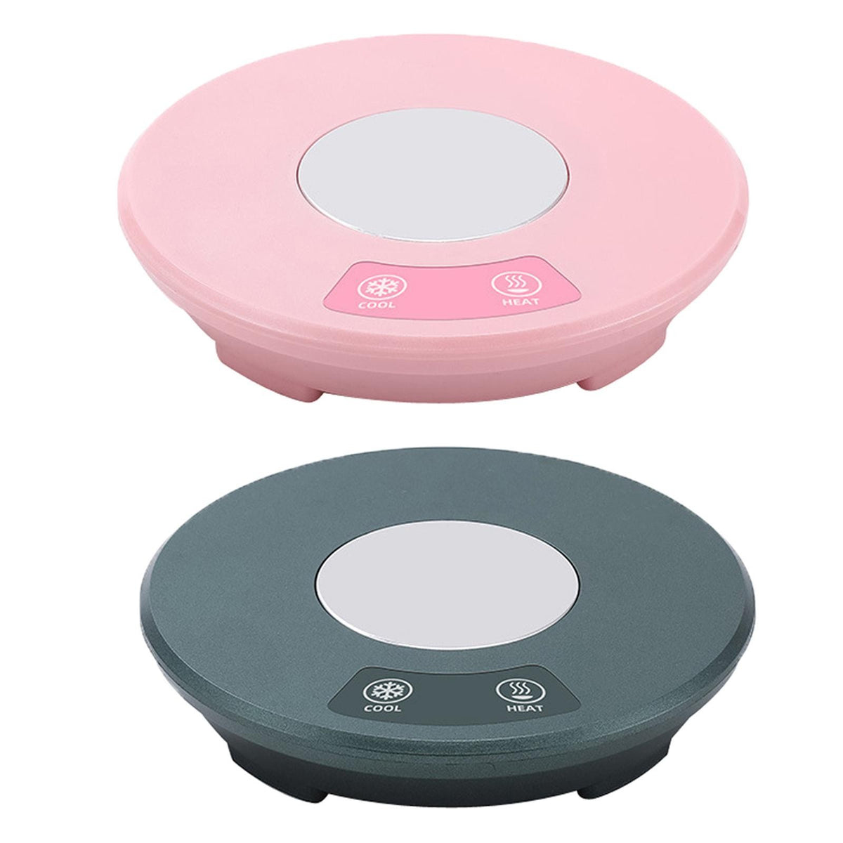 2 in 1 Cup Cooler Heating and Cooling Beverage Plate Coaster Coffee Mug Heater