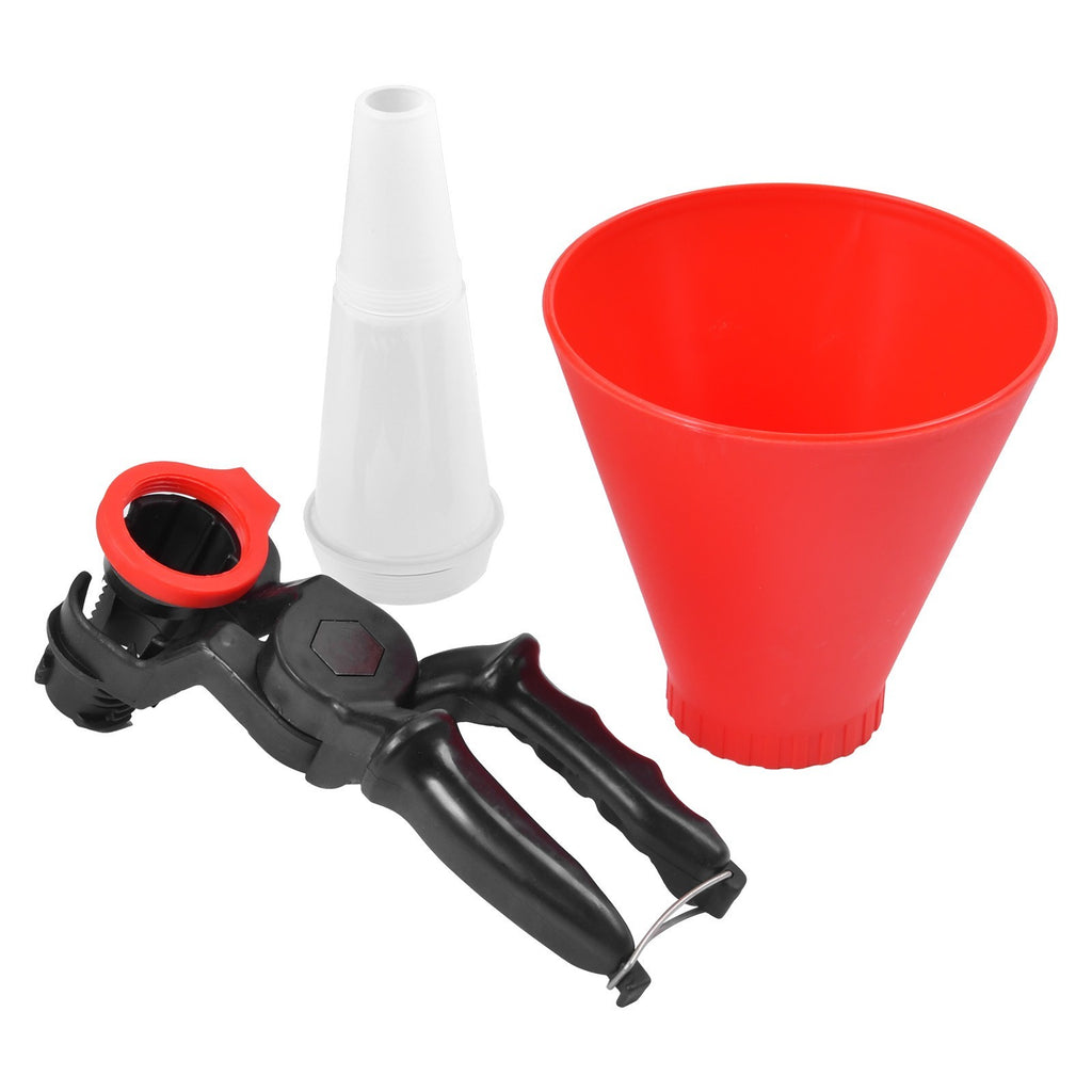 Universal Handsfree Car Engine Oil Funnel Gasoline Filling with Adjustable Clamp