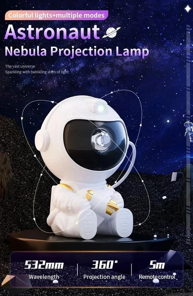 Astronaut Galaxy Projector Starry Star Sky Night Light Nebula Remote Projection
