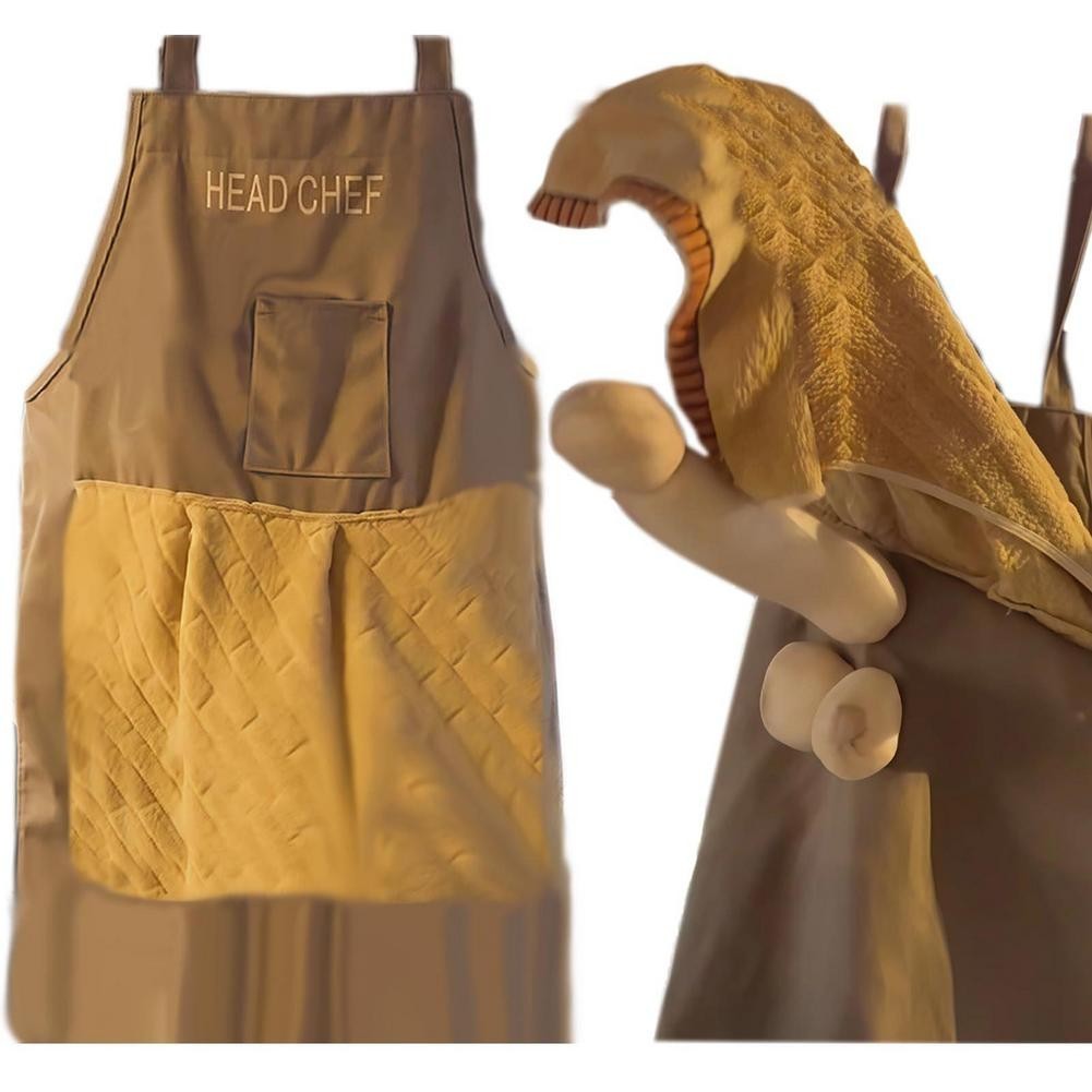 Funny Chef's Prank Apron Cooking Kitchen Chef Aprons with Pockets Gift Men VBN