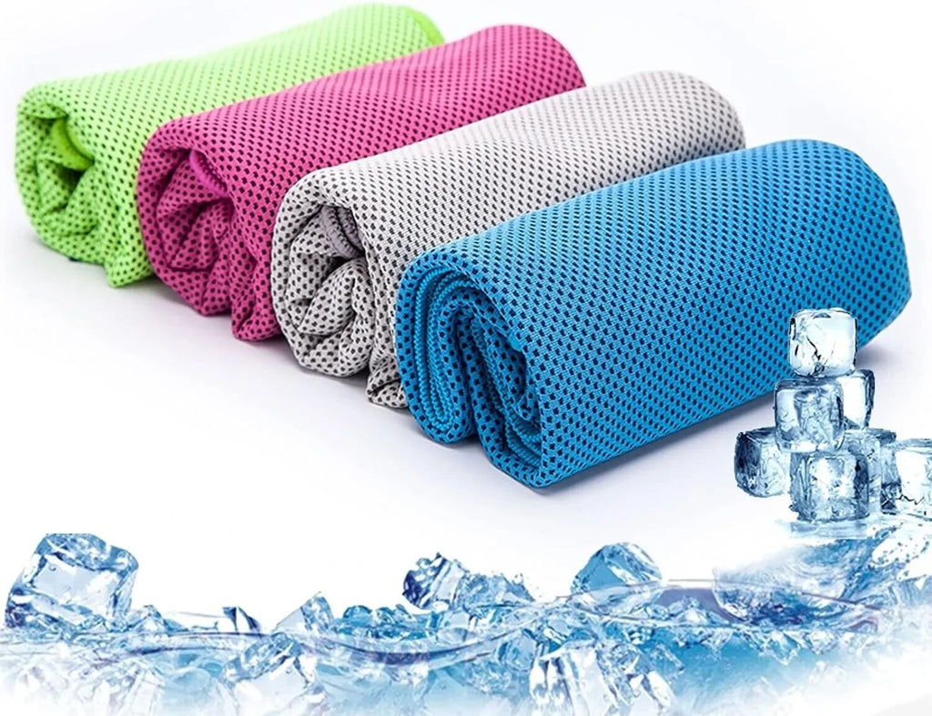 8 Pack Cooling Towels for Sports Gym Workout Quick Dry Sweat Absorbent Ice Towel