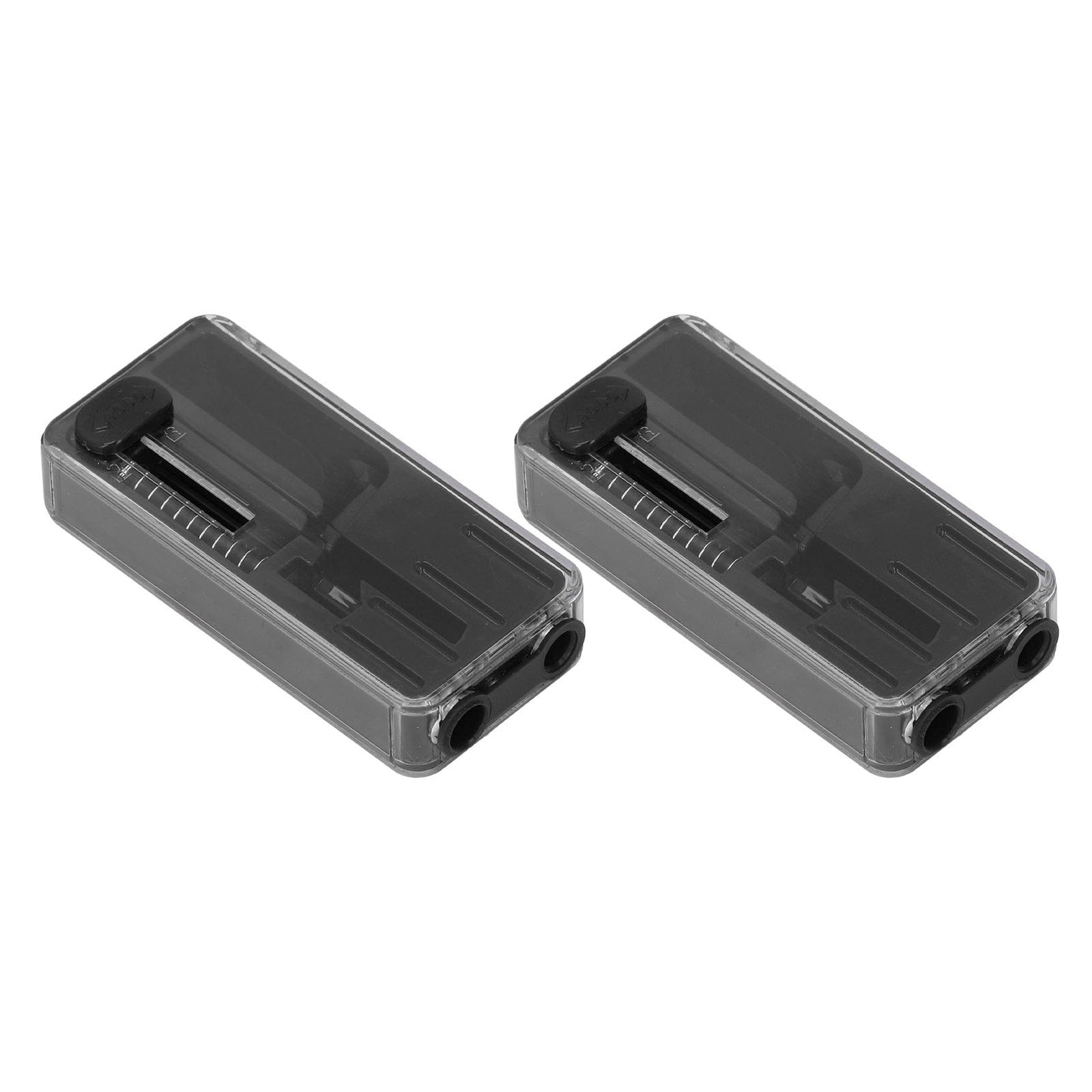 (Black)Crushball Dispenser 2 Pcs Cigarettes Apsules Dispenser Cigarette