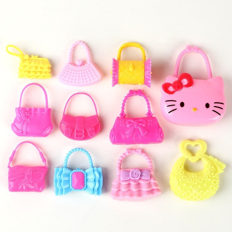 70pcs Items For Barbie Doll Jewellery Accessories Dresses Shoes Clothes Set UK