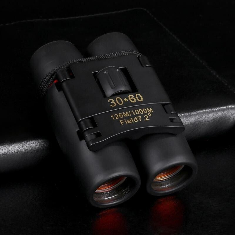 Portable Mini 30x60 Binoculars Compact Lightweight Outdoor Day Night Vision Scop