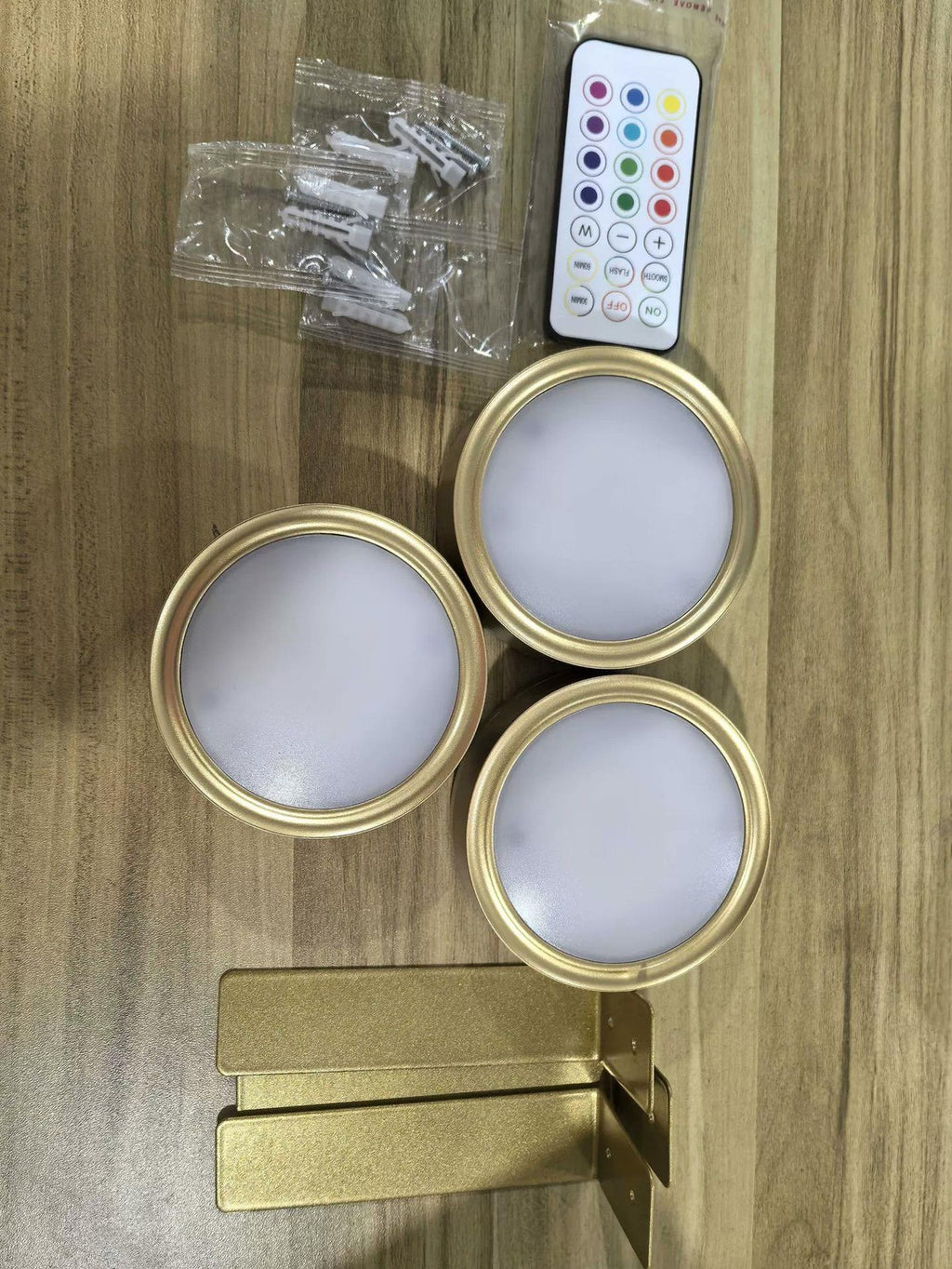3 Pack RGB Picture Lights Battery Dimmable for Wall Painting Frame Lights