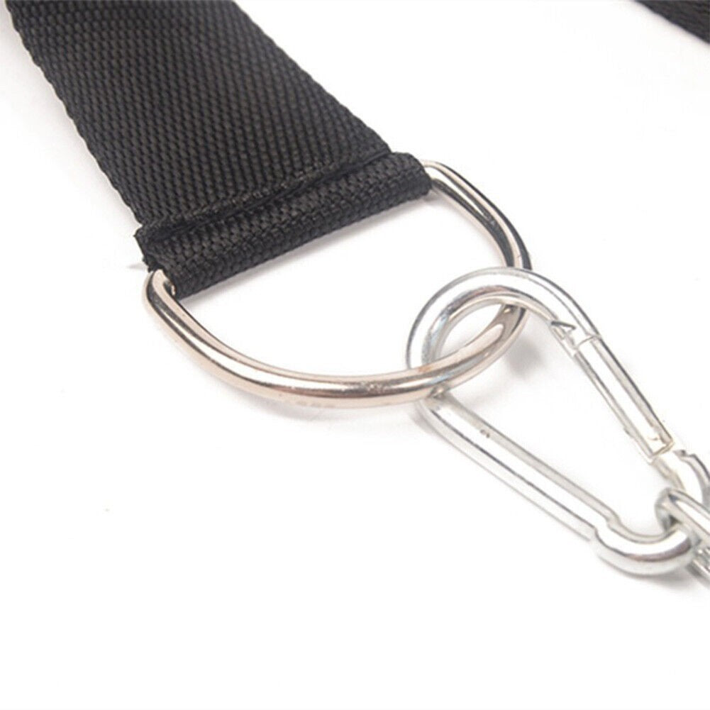 Adjustable Neck Trainer Head Harness For Weight Lifting Chain Chin Strap Gym UK