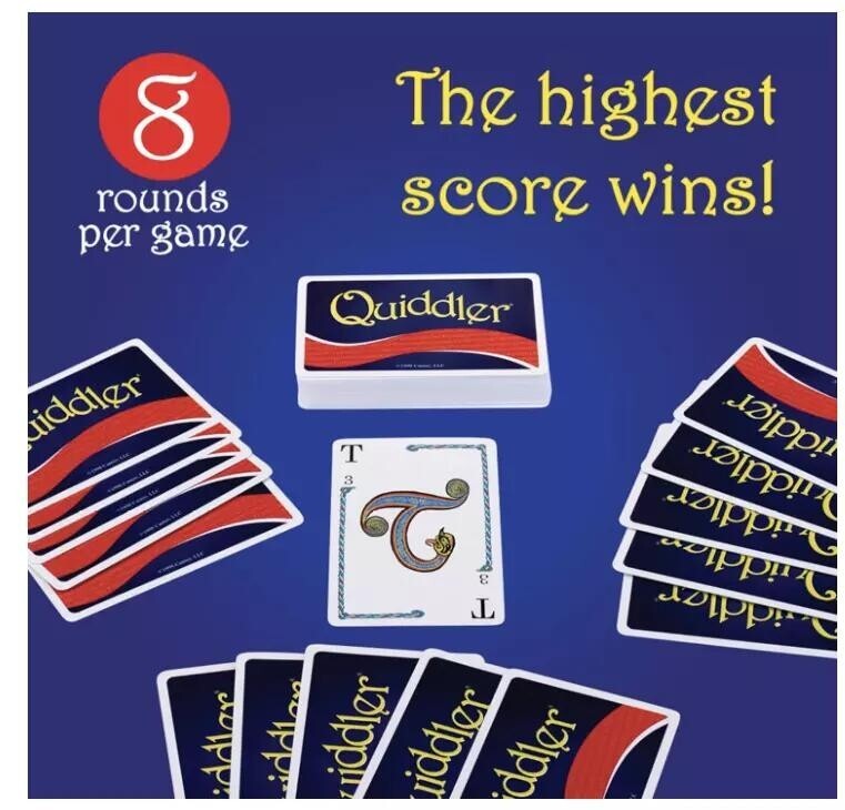 Quiddler Card Game Board Game Entertainment Couples Friends Family