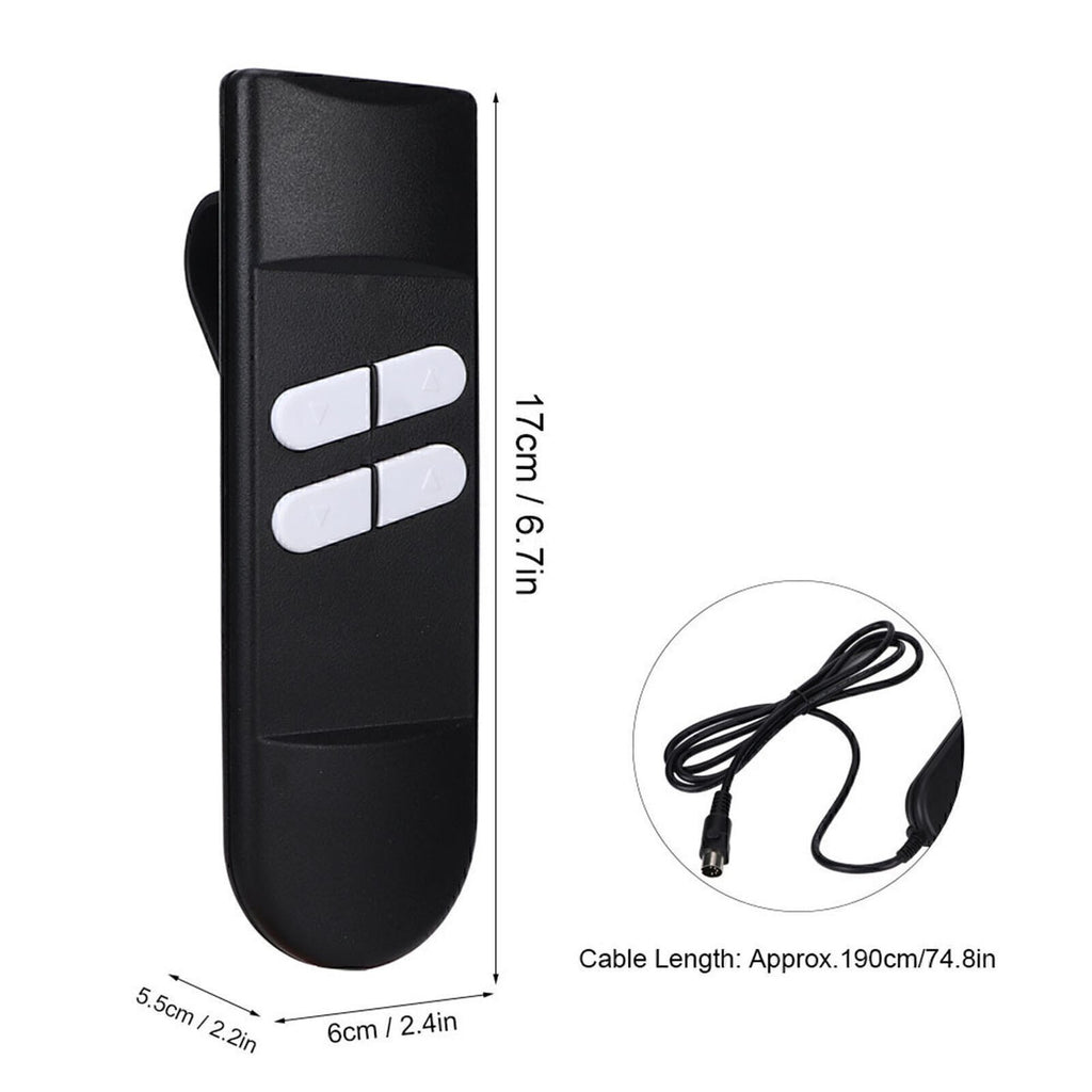 Hand Control Electric Recliner Switch Remote Control 4 Button for Chair Sofa
