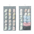 30 Pockets Double 2 Side Hanging Bag Bra Underwear Storage Organiser Tidy Hanger