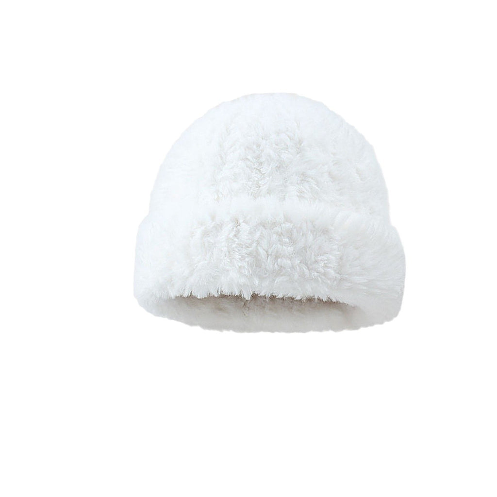 New season Luxury soft Thick Super Fluffy  fleecy Mohair style beanie Hat