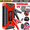 99800mAh Car Jump Starter Pack Booster Battery Charger Emergency Power Bank UK
