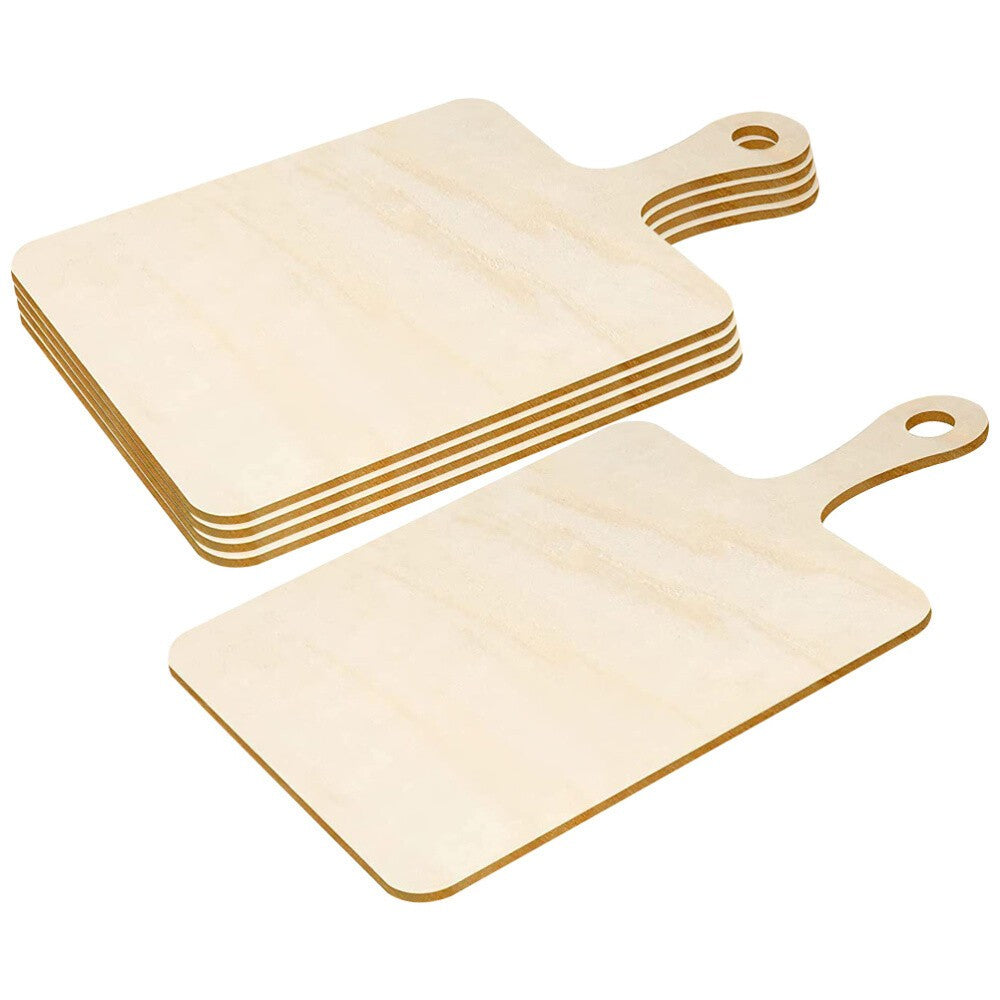 5 Pcs Mini Wooden Cutting Board Chopping Small Cheese Blank