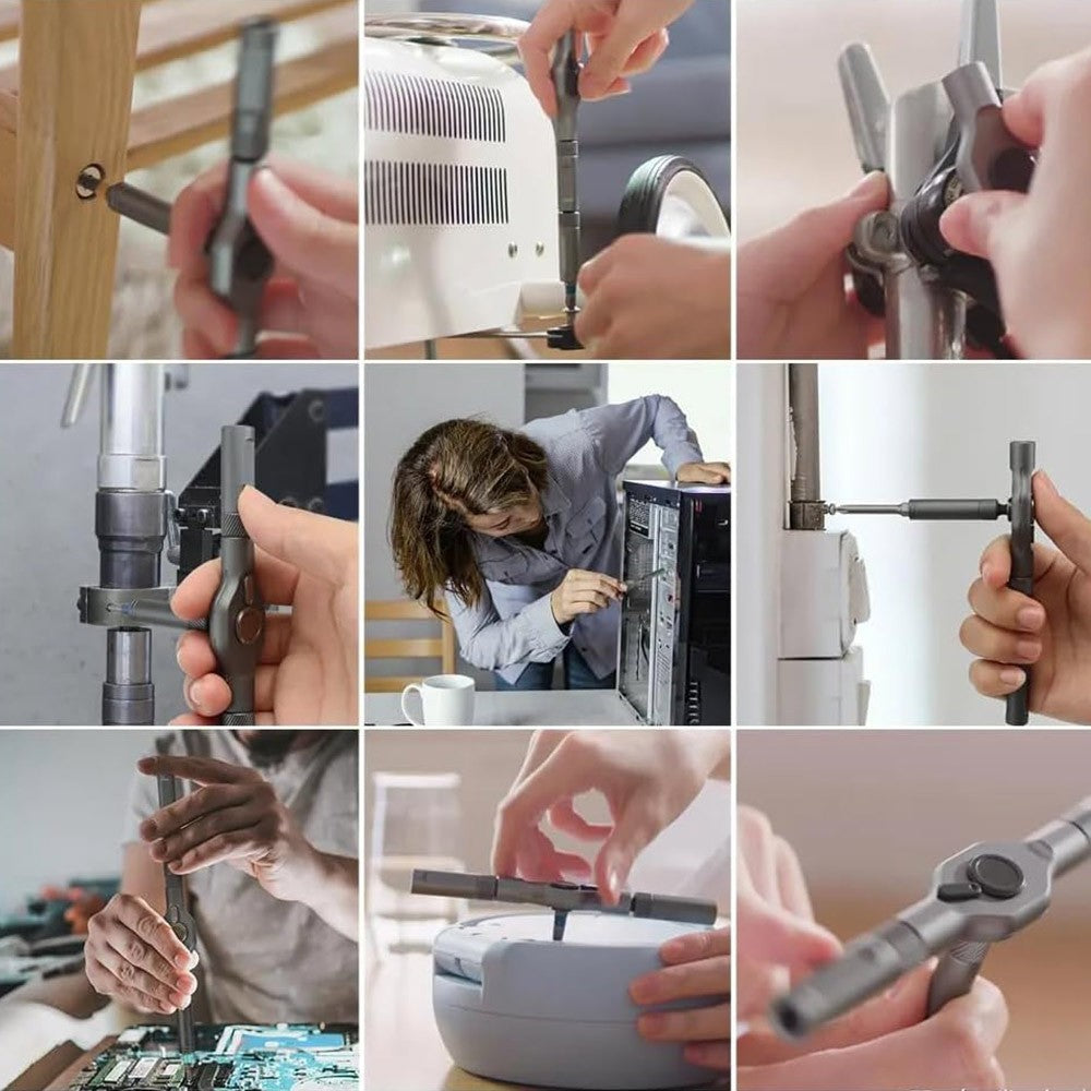 42/24 in 1 Magnetic Screwdriver Set Ratchet Screwdriver Kit for Home DIY Repairs