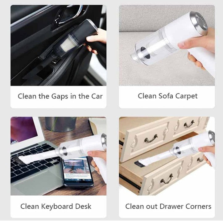 120W Cordless Rechargeable Home Car Vacuum Cleaner Handheld Dust Blower Portable