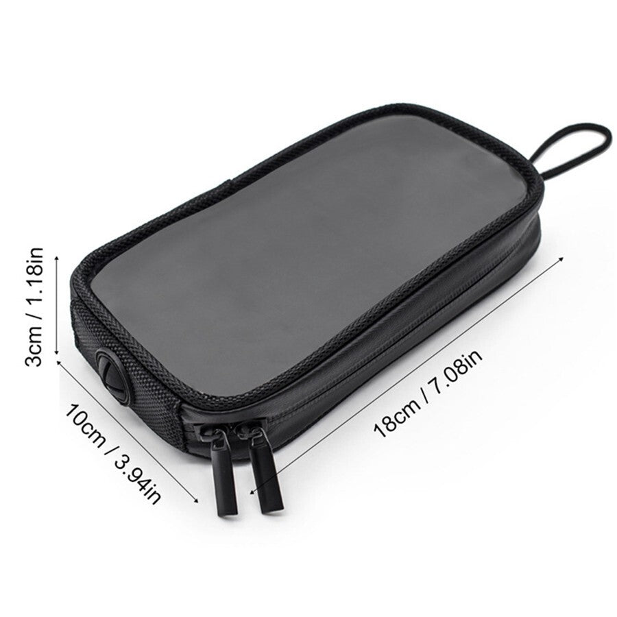 Motorcycle Phone Bag Magnetic Fuel Tank Case GPS Cell Phone Mount Holder Black