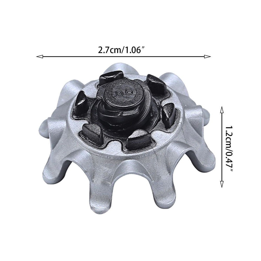 20PC Fast Twist Golf Shoe Spikes Short Teeth Replacement Cleat Studs For Footjoy