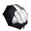Umbrella Middle Finger Up Three Foldable Anti-Sun Rain Windproof Creative