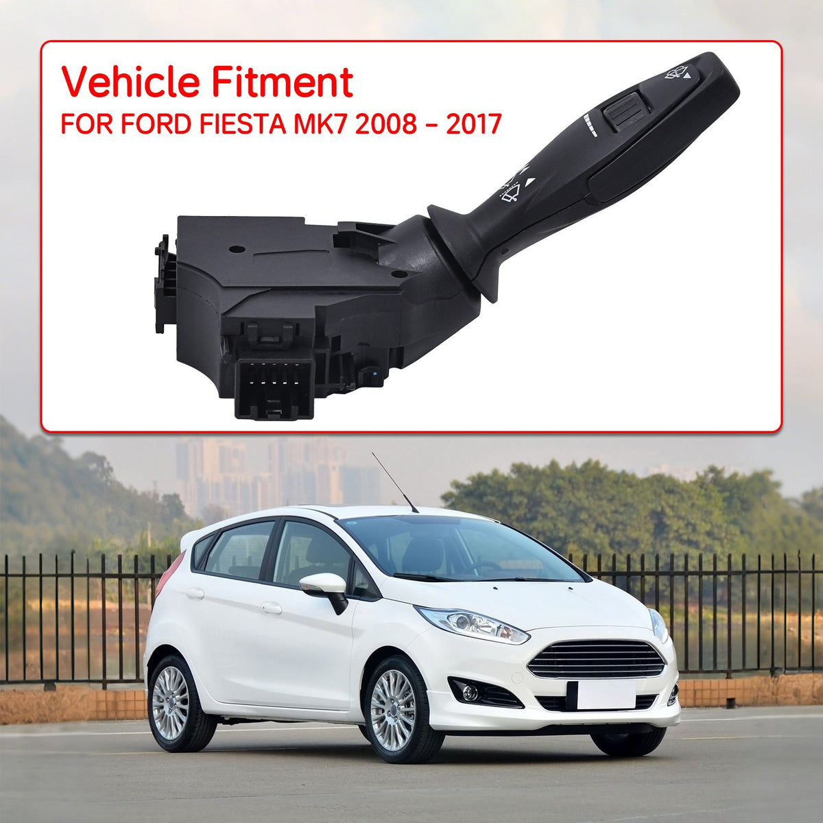 Fits Ford Fiesta MK7 2008-2017 Wiper Stalk Washer Switch 8A6T17A553AC 1537625