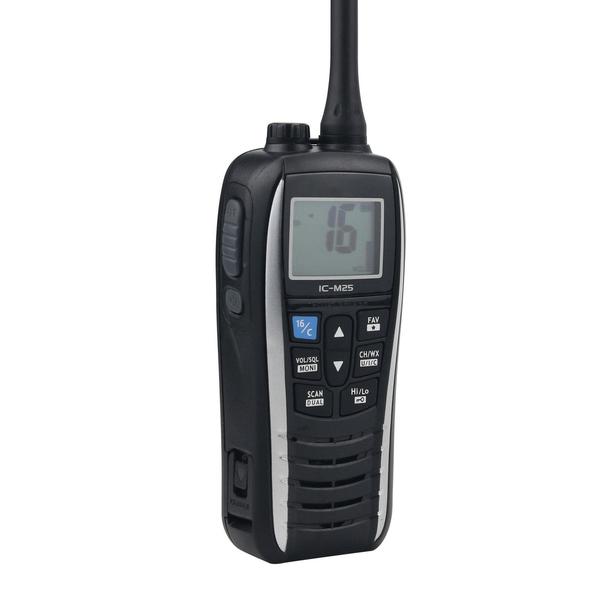 5W IC-M25 Marine Walkie Talkie VHF Radio 5KM Waterproof Handheld Transceiver