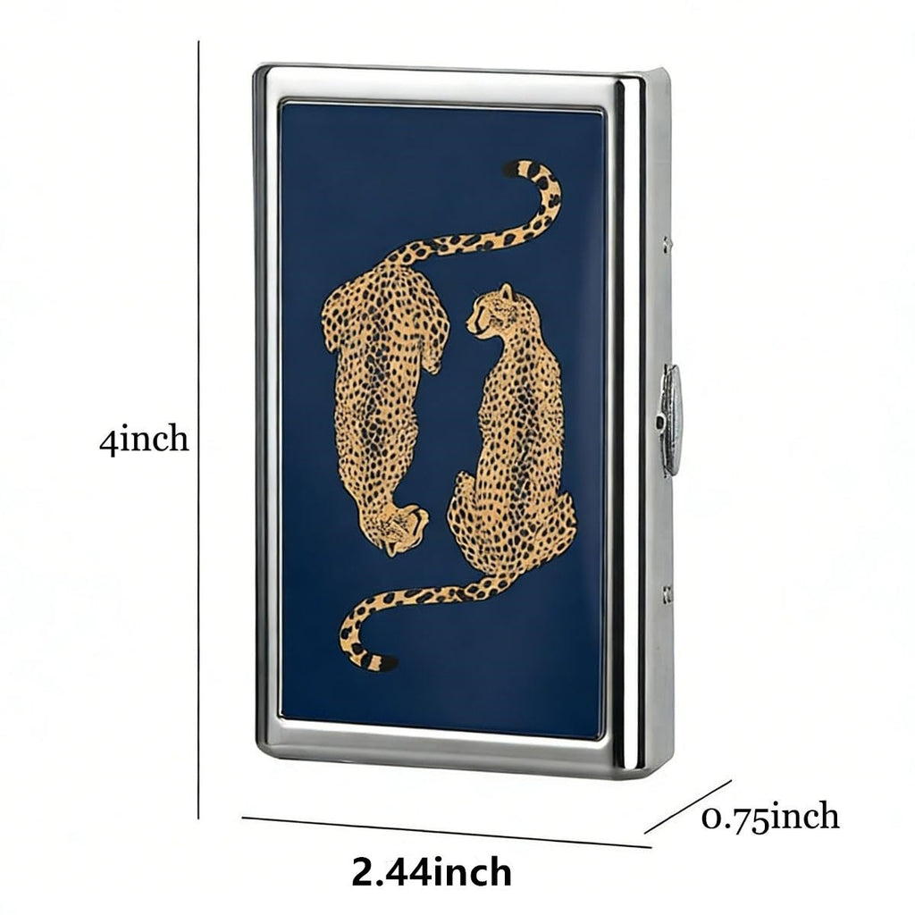 Vintage-Style Versatile Card & Cash Case, 2026 Vintage Versatile Metal Cigarette