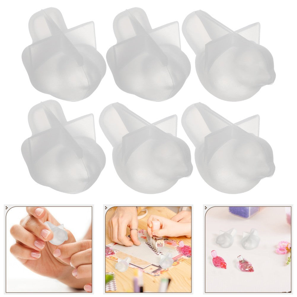 6 Pcs Bird Shaped Mold Crafting Silicone Moulds Birds Resin Molds