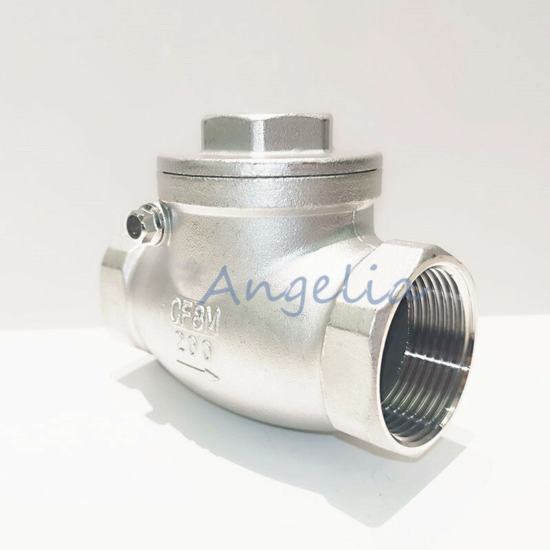 1/2" BSP Stainless Steel 304 Swing Check Valve 232 Psi Prevent Water Backflow