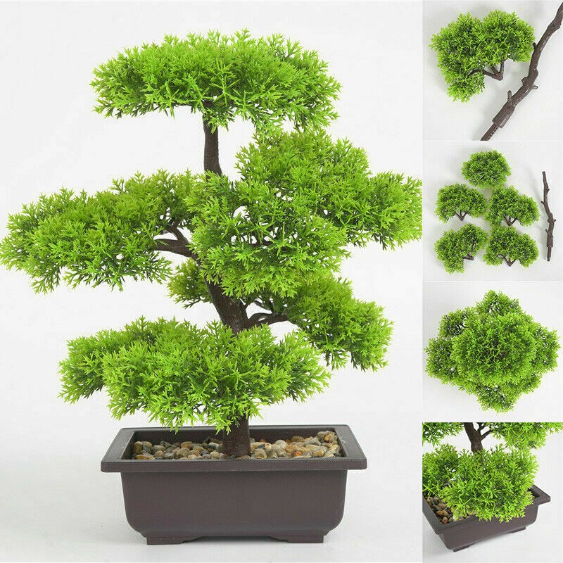 Artificial Plants Bonsai Tree Potted Fake Plants In Pot Plant Decor