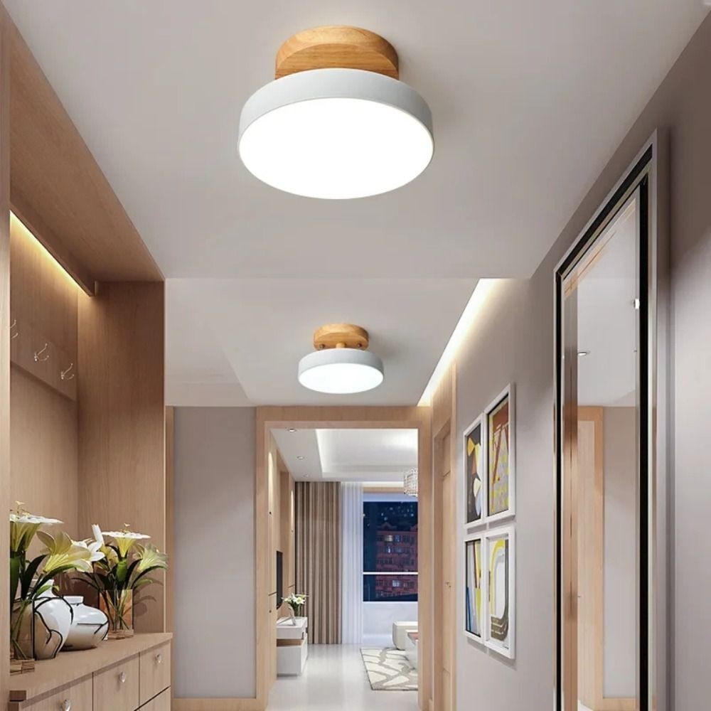 Modern LED Ceiling Light Ceiling Chandelier Entrance Hallway Round Pendant Lamp