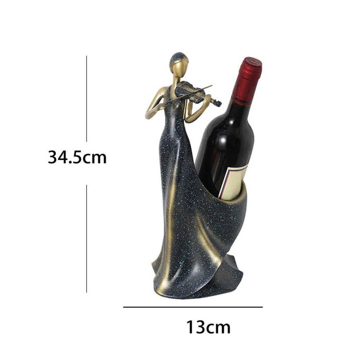Wine Rack Home Bar Decoration Lady Shaped Housewarming Gifts Freestanding.*