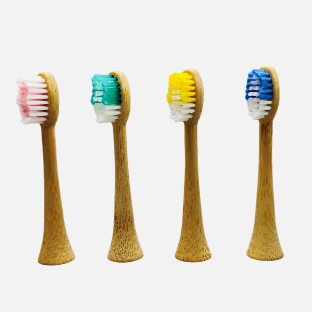 Electric Bamboo Toothbrush Head Bamboo Teeth Environmentally Friendly Coating