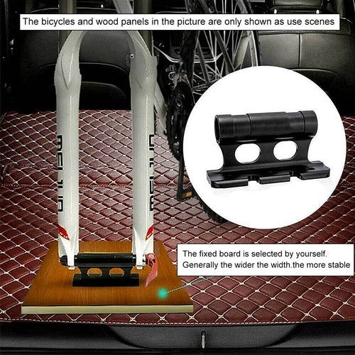 MTB Bike Car Roof Mount Rack Fork Mount Block Quick Release Thru Axle Carrier