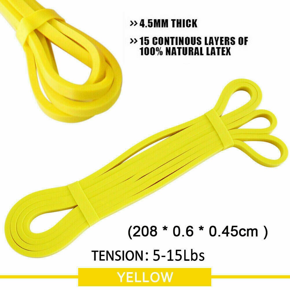 Heavy Duty Resistance Bands Pull Up Assisted Lifting Tube Home Fitness Exercise