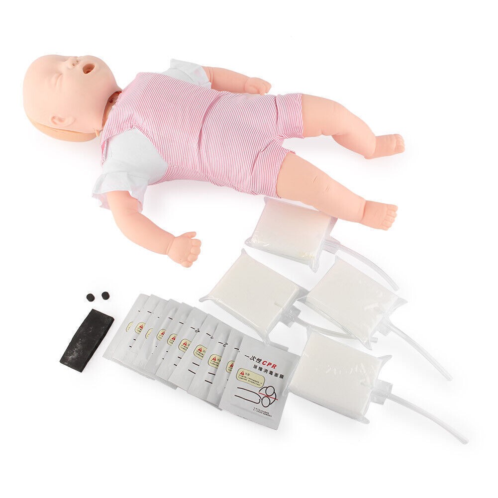 Baby Infarction Model Infant Airway Obstruction Training Manikin CPR Teach