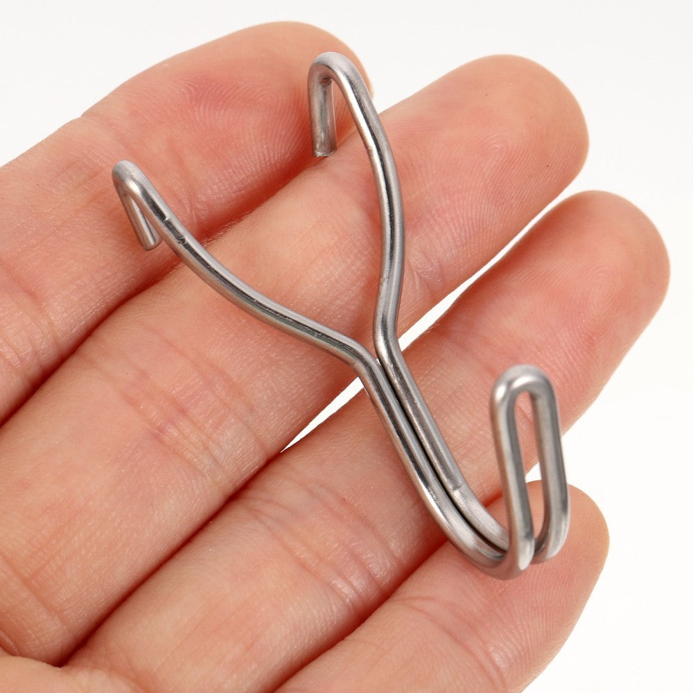 40 Pcs Metal Pegboard Hooks Heavy Duty Small Hooks for Tool Hanging