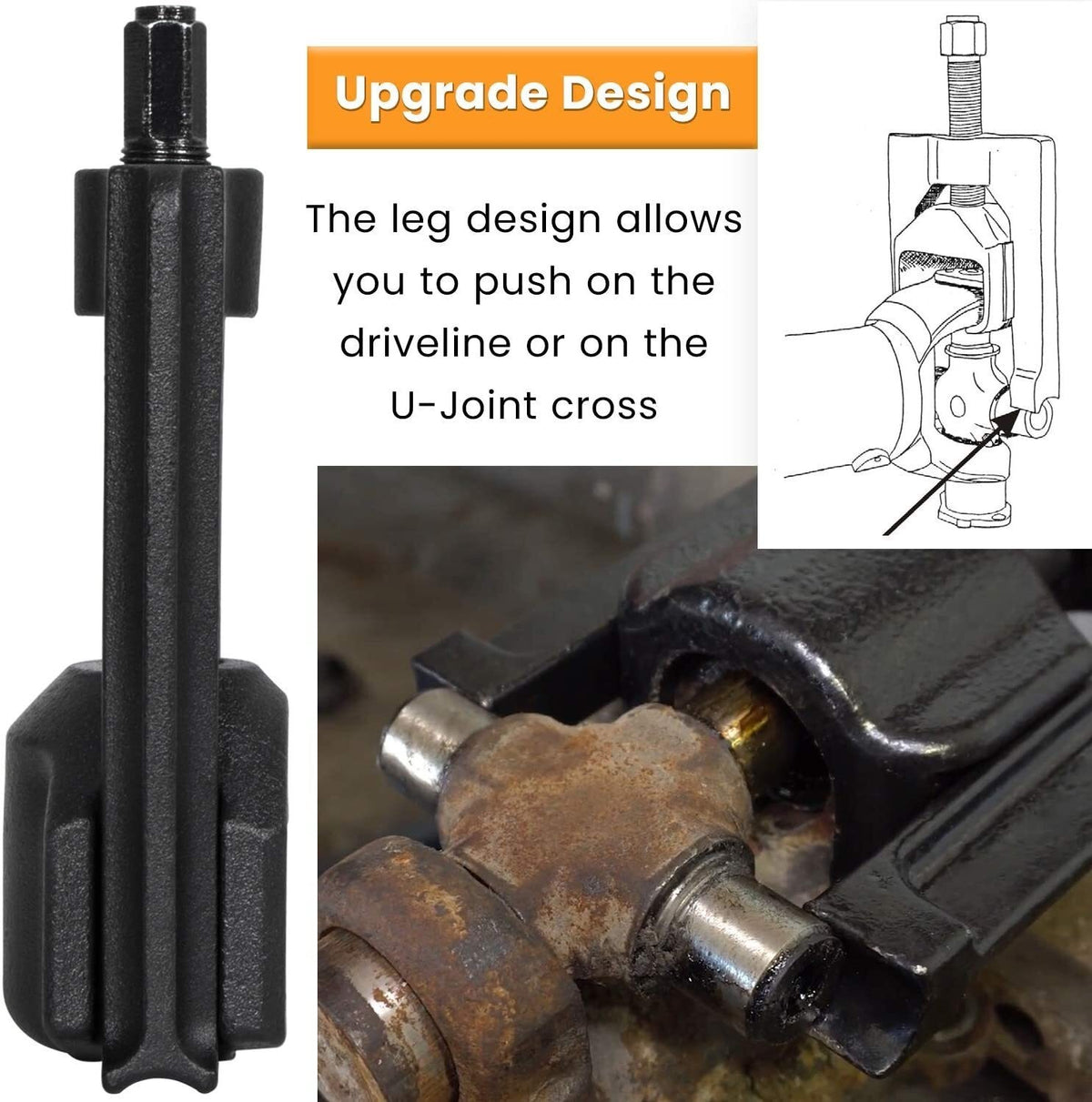 New 10105 Heavy Duty Universal Joint Puller Press Removal U-Joint Tool for Car T