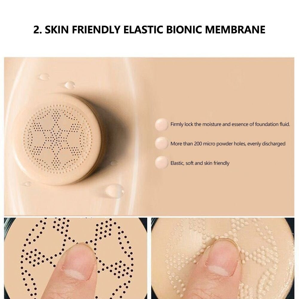 Facial Base Primer Mushroom Head Foundation Air Cushion BB&CC Cream Face Makeup