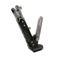 Black/Titanium CNC Adjustable Side Tripod Holder Foot Kick Stand For Motorcycle