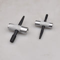 4 Way Zerk Grease Fittings Removal Tool 2 Pieces for 38 Inch 516 Inch 716 Inch