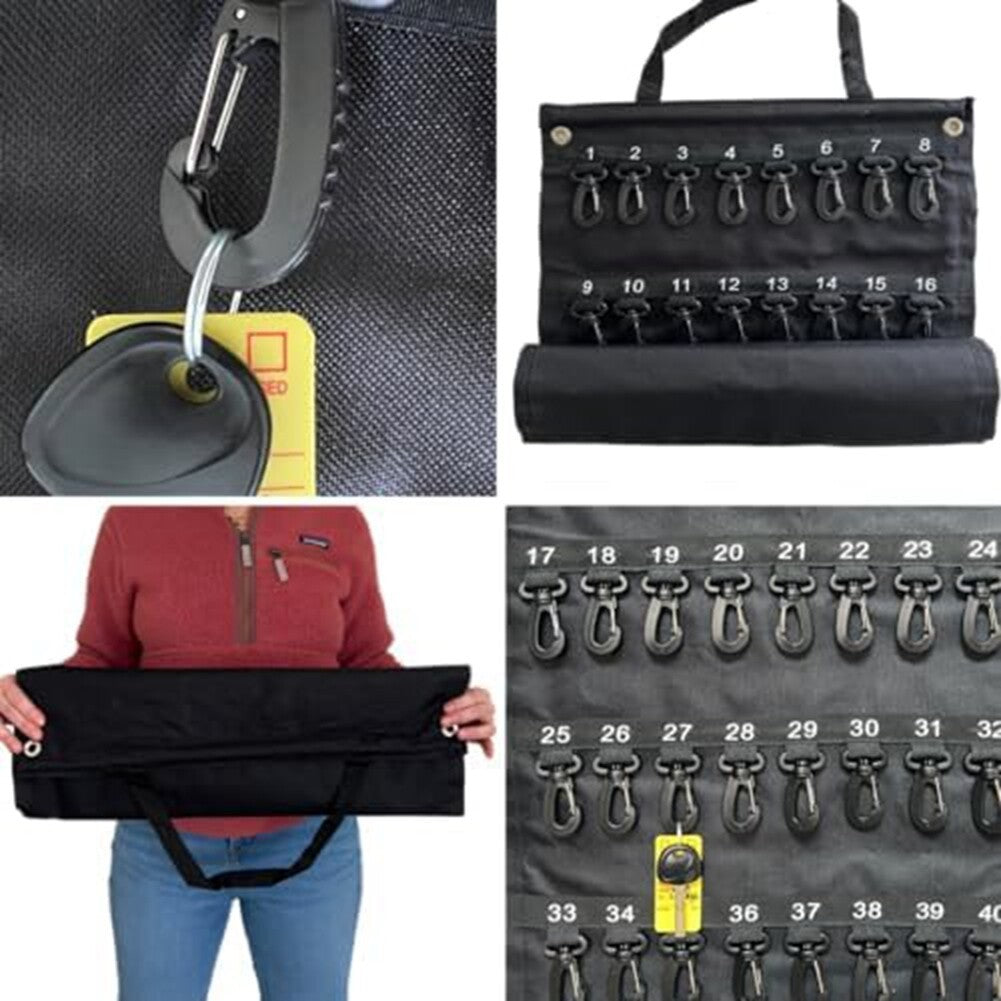 Versatile Roll- Key Storage Box, Weatherproof Portable Storage Box, Holds3046