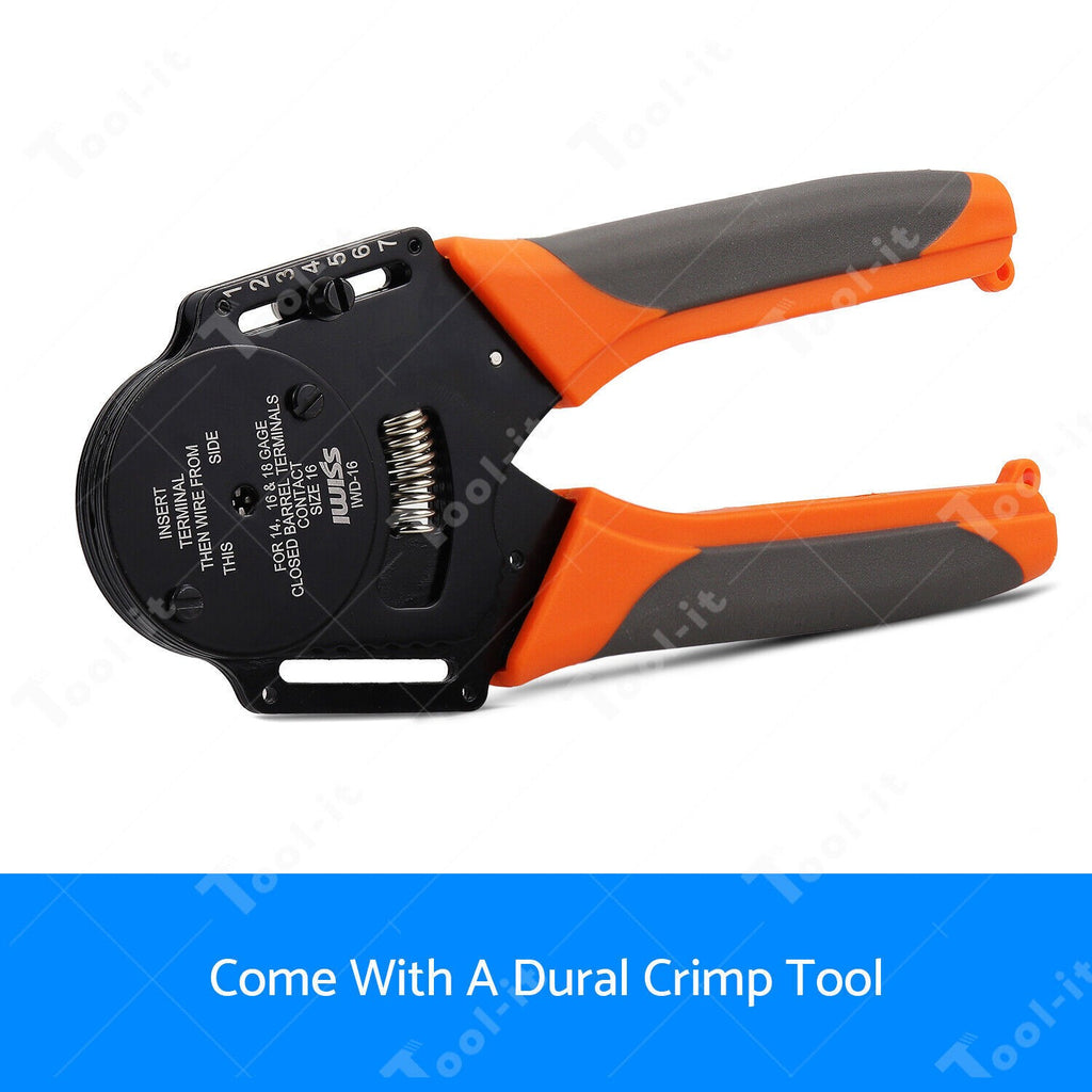 Auto Deutsch Plug Connector Kit #DT-KIT3-TR 438 Pcs Equipped With Crimp Tool