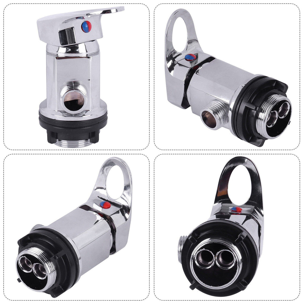Motorhome Campervan Shower Mixer Tap Outlet 1/2" + 2x 800mm Hose + Shower Head