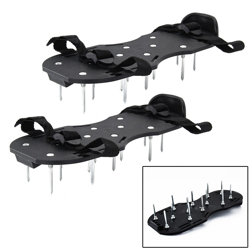 Adjustable Straps Lawn Aerator Spiked Shoes Grass Aerating Sandals