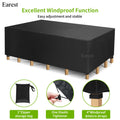 Heavy Duty Waterproof Garden Patio Furniture Cover for Rattan Table Sofa Outdoor