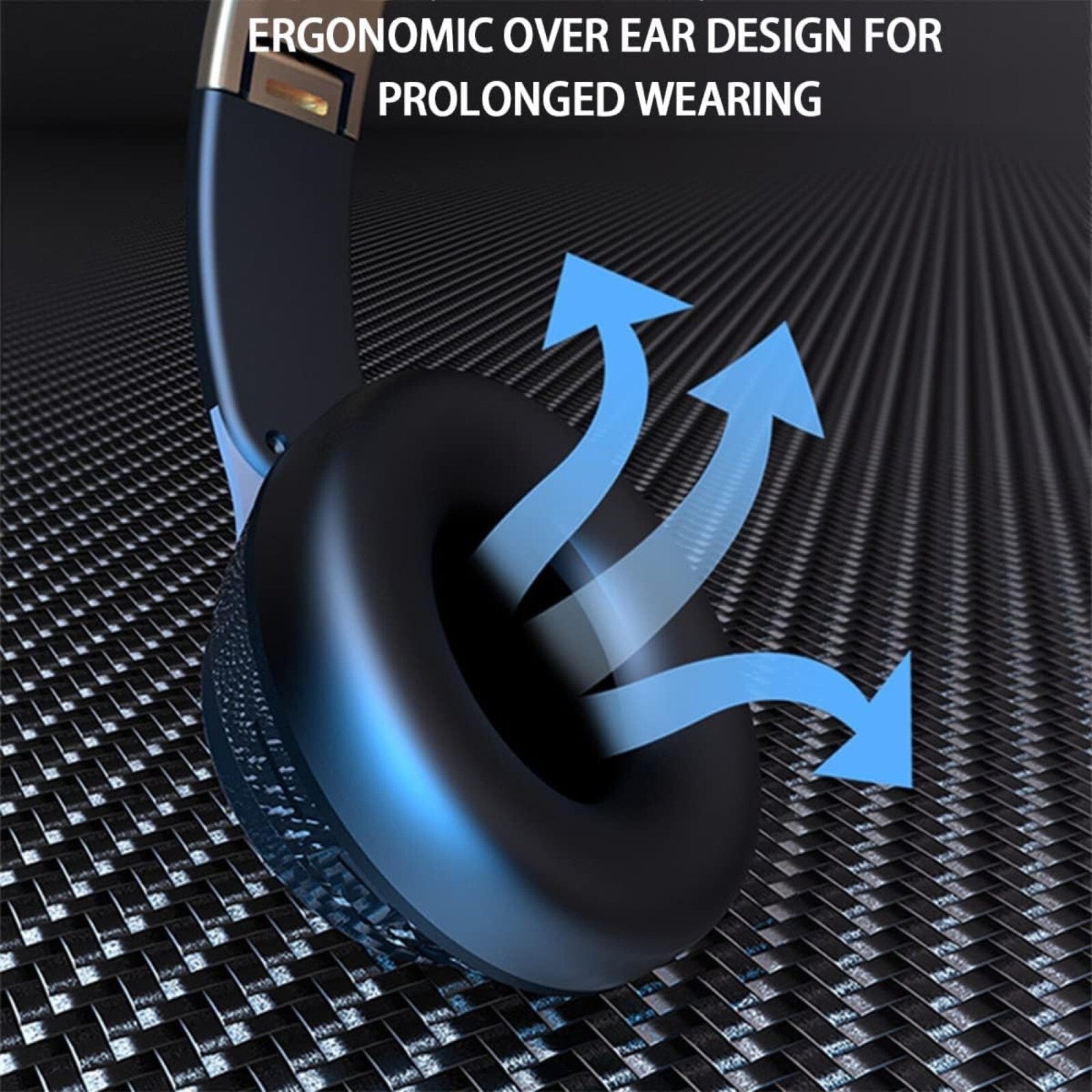 Powerful Bass Wireless Over Ear Bluetooth 5.0 Headphones Deep Bass Headset