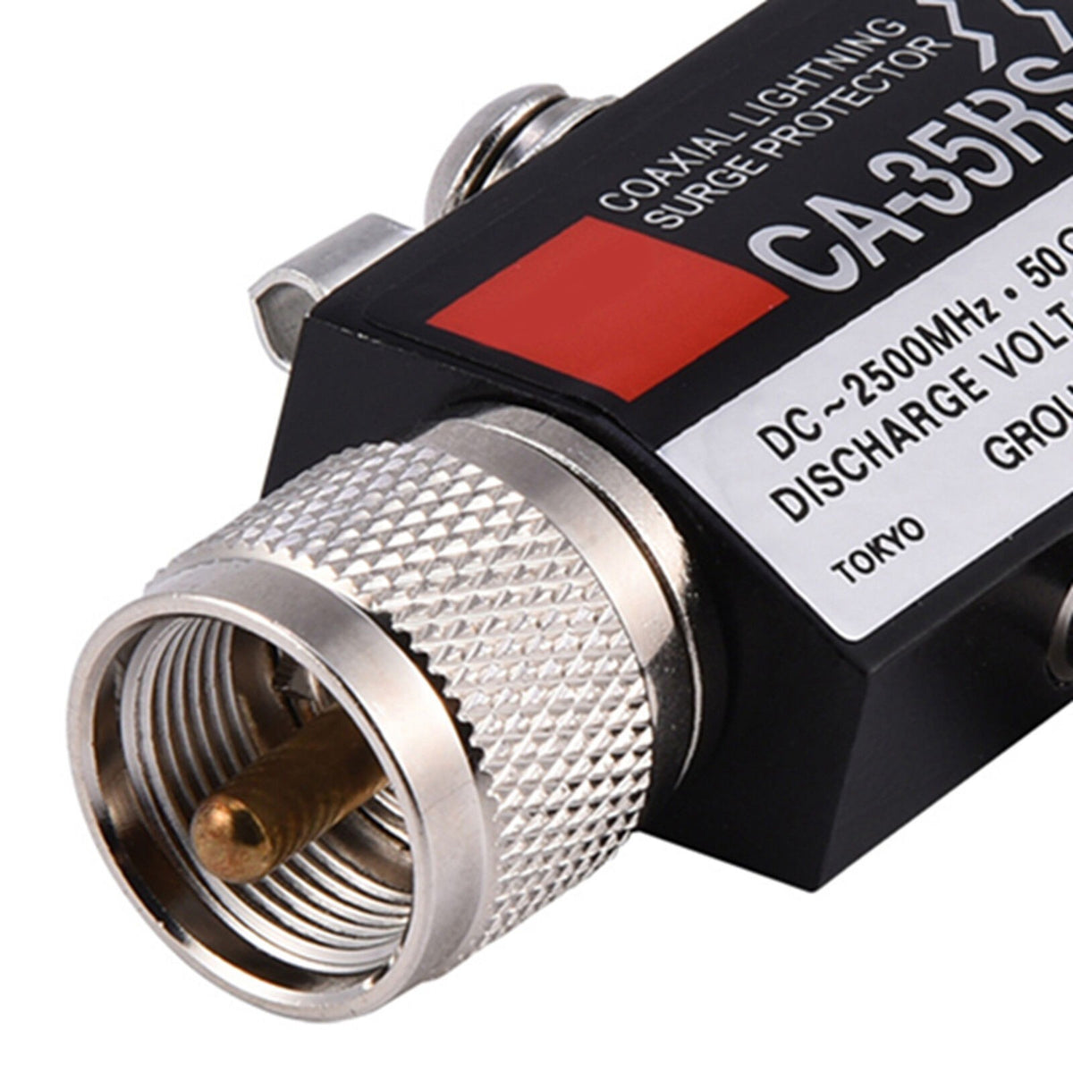 CA-35RS Coaxial Lightning Surge Protector Arrester Male To Female UHF Connector